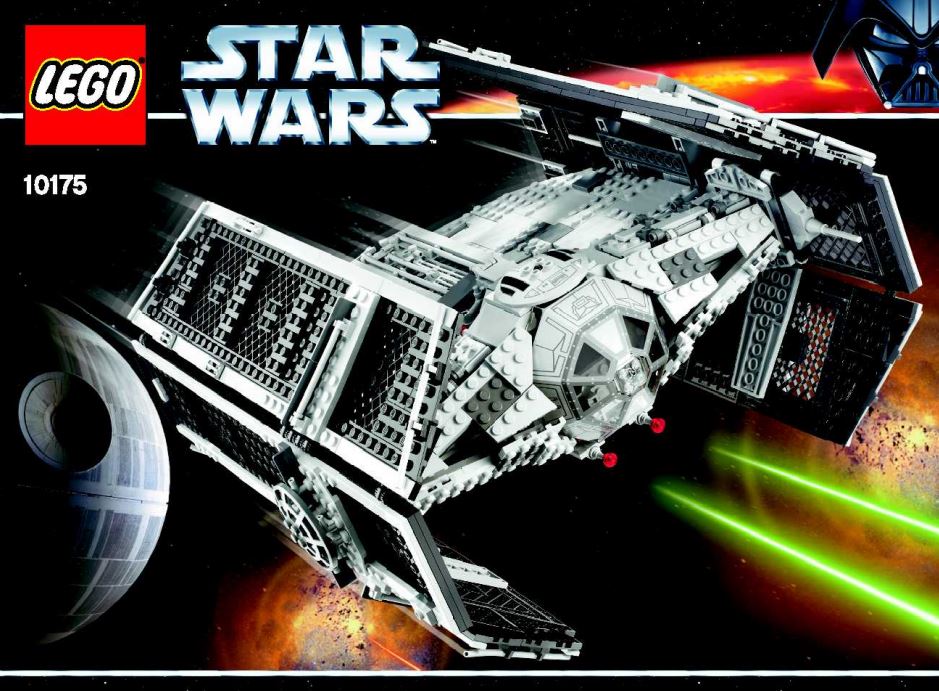 pièce détachée set lego 10175 lego star wars le tie advanced de darth vader