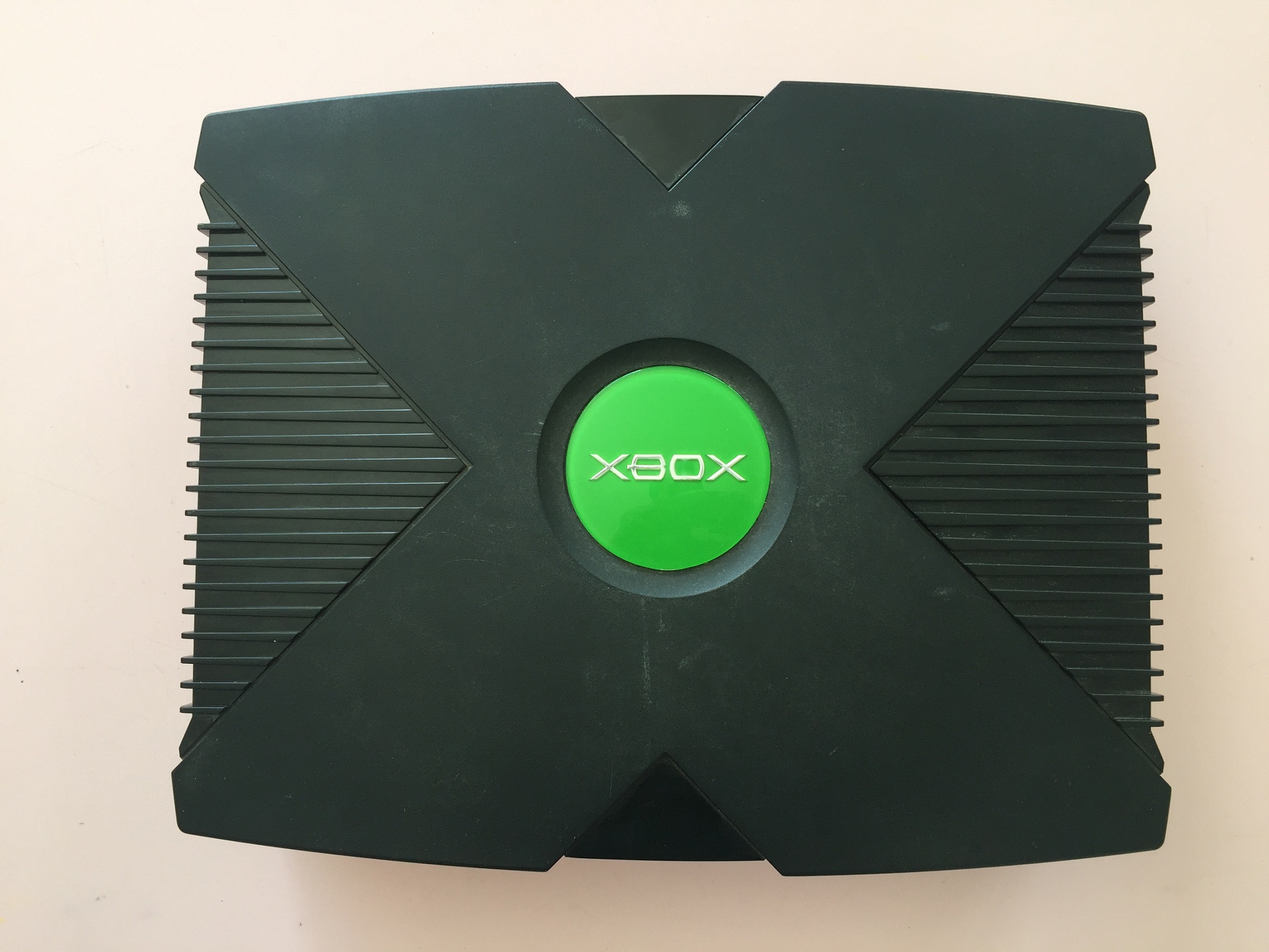 Plasturgie coque du dessus pièce détachée console de jeu de marque Microsoft type xbox 1ère génération