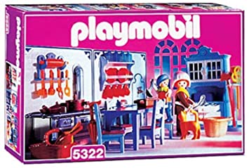 Pièce détachée set Playmobil 5322 Cuisine kitchen maison rose 1900