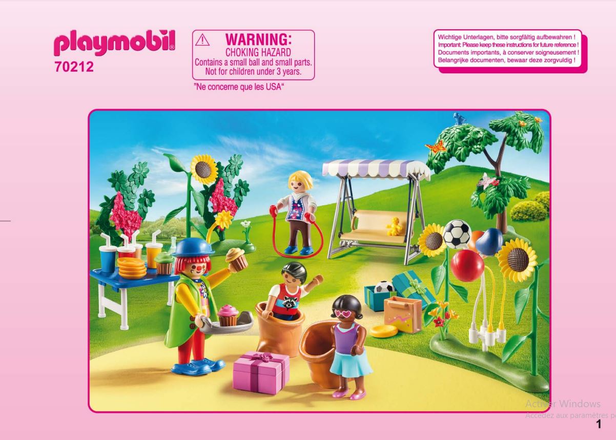 Set Playmobil 70212 Aménagement pour fête